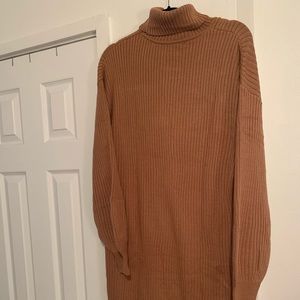 ☁️soft ribbed body con sweater dress☁️